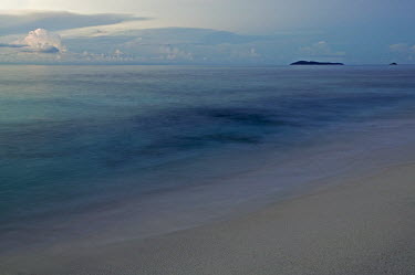 Ocean view from - Bird Island, Seychelles