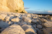 Chalk rubble and Seven Sisters from the west