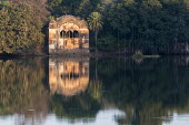 Historic hunting palace on Lake Rajbagh lake,palace,hunting water,historic place