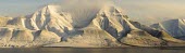 Light & Land Svalbard,panorama,panoramic,mountain,mountains,snow,coast,landscape