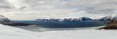Svalbard panorama Svalbard,Arctic,landscape,seascape,coast,coastal,ice,snow,mountains,clouds,sea,water,panorama,panoramic