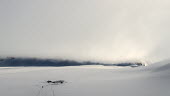 Svarlbard Svalbard,Arctic,snow,cloud,people,camp,tracks,abstract
