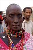 A man from Tanzania africa,portrait,people,man,tanzania,forests,verticals,jewellery,beads,ear rings,ears,shallow focus,face,faces,head