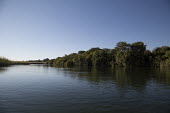 The Okavango river ecosystem,habitat,environment,river,water,freshwater,rivers,Africa,blue sky,wetlands,wetland,Okavango