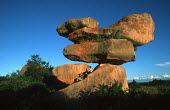 Tourists sitting on balancing rocks - Harare, Zimbabwe Tourist,Rock formation,Path,Viewing,Ancient,Natural
