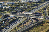 Aerial view of the New Road Bridge - Gauteng Province, South Africa Aerial,City,Road,Tarmac,Car,Traffic,Bridges,Land management,Traffic management,Highway
