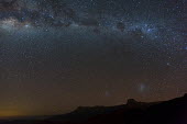Milky Way over the Drakensburg Mountains - South Africa. Galaxies,Milkyway,Galaxy,Night,Outer Space,Stars,The Universe,Sky